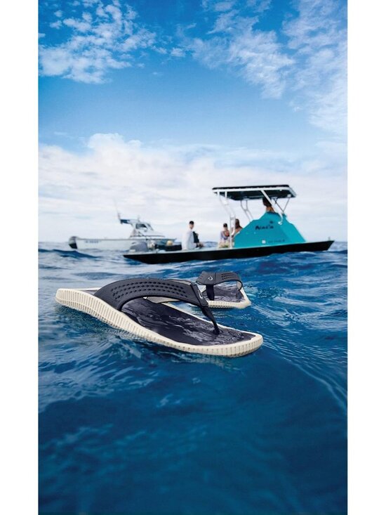 Men\'s Navy Blue Synthetic Beach Sandals Water Resistant Flip Flops Comfort Fit main image 6